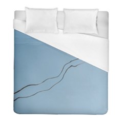 Airplane Airplanes Blue Sky Duvet Cover (full/ Double Size) by Mariart