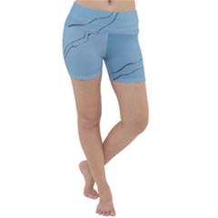 Airplane Airplanes Blue Sky Lightweight Velour Yoga Shorts by Mariart