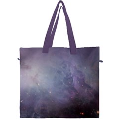 Orion Nebula Pastel Violet Purple Turquoise Blue Star Formation Canvas Travel Bag by genx