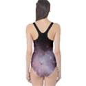 Eagle Nebula Wine Pink and Purple pastel Stars Astronomy One Piece Swimsuit View2