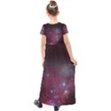 Christmas Tree cluster red stars nebula constellation Astronomy Kids  Short Sleeve Maxi Dress View2