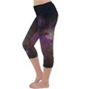 Orion Nebula star formation orange pink brown pastel constellation Astronomy Lightweight Velour Capri Yoga Leggings View2