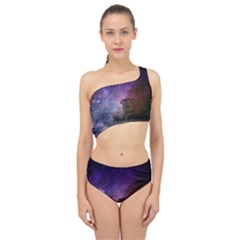 Carina Nebula Ngc 3372 The Grand Nebula Pink Purple And Blue With Shiny Stars Astronomy Spliced Up Two Piece Swimsuit by genx