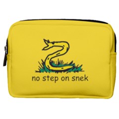 No Step On Snek Gadsden Flag Meme Parody Make Up Pouch (medium) by snek