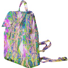 Abstract Oriental Lilies In My Rubio Garden Buckle Everyday Backpack by myrubiogarden