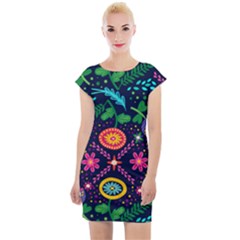 Pattern Nature Design Patterns Cap Sleeve Bodycon Dress by Wegoenart