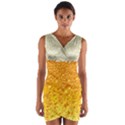 Bubble Beer Wrap Front Bodycon Dress View1