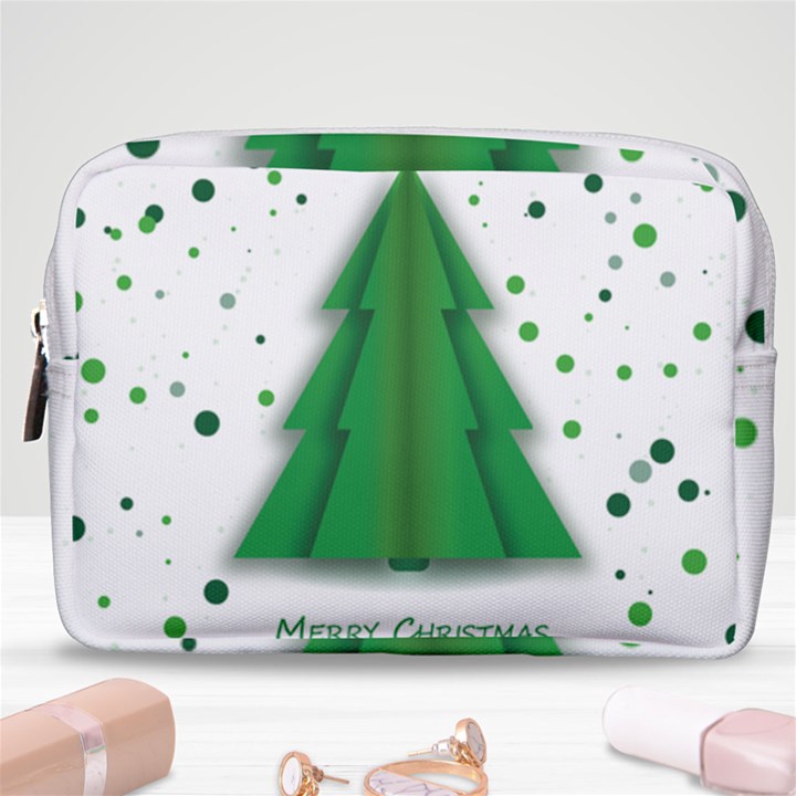 Fir Tree Christmas Christmas Tree Make Up Pouch (Medium)