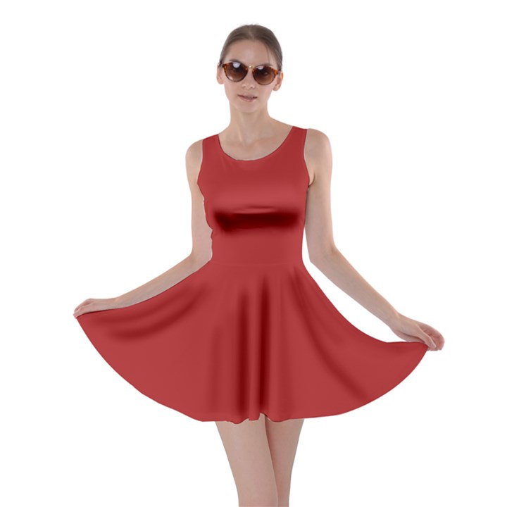 Reggae Smoky Red Skater Dress