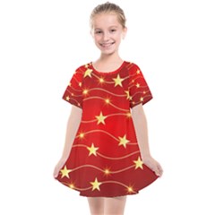 Background Christmas Decoration Kids  Smock Dress by Wegoenart