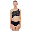 Keyboard Led Technology Spliced Up Two Piece Swimsuit View1