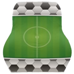 Background Sports Soccer Football Car Seat Back Cushion  by Wegoenart