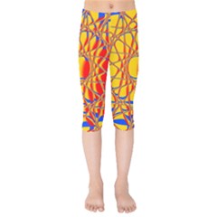 Graphic Design Graphic Design Kids  Capri Leggings  by Wegoenart