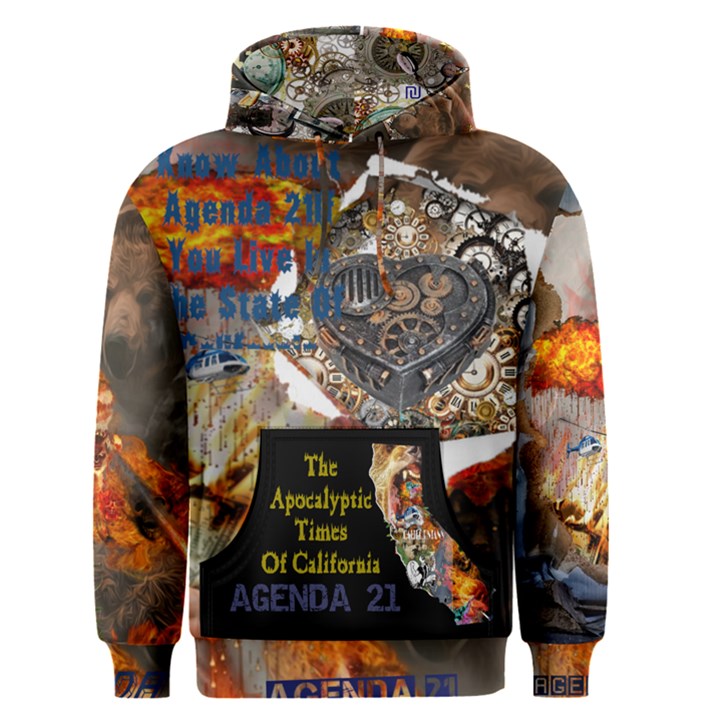 Agenda 21 Men s Pullover Hoodie