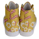 Bacon and Egg Pop Art Pattern Women s Hi-Top Skate Sneakers View4