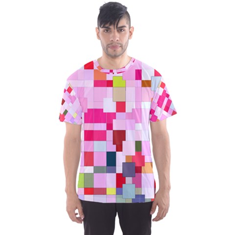 The Framework Paintings Square Men s Sports Mesh Tee by Pakrebo