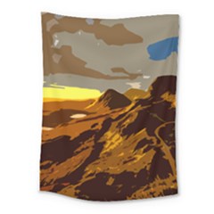 Scotland Monti Mountains Mountain Medium Tapestry by Pakrebo