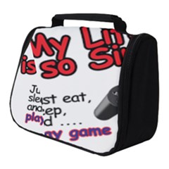 My Life Is Simple Full Print Travel Pouch (small) by Ergi2000