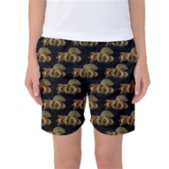 Dragon Motif Print Pattern Women s Basketball Shorts by dflcprintsclothing