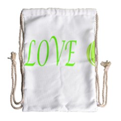 I Lovetennis Drawstring Bag (large) by Greencreations