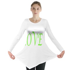 I Lovetennis Long Sleeve Tunic  by Greencreations