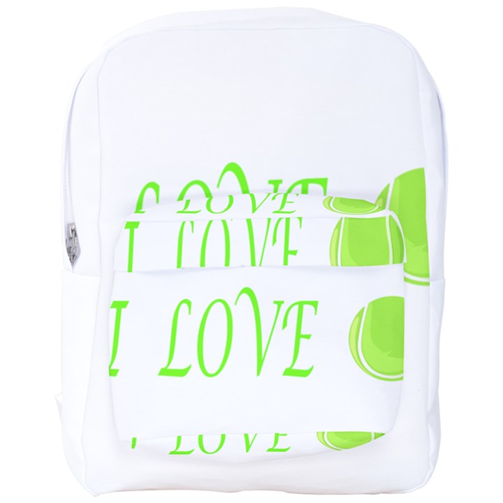 I loveTennis Full Print Backpack