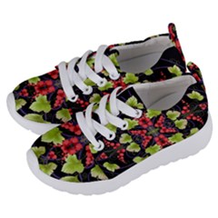 Pattern Berry Red Currant Plant Kids  Lightweight Sports Shoes by Pakrebo