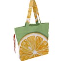 Pop Art Orange  Drawstring Tote Bag View2