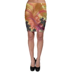 Fractal Feather Artwork Art Bodycon Skirt by Pakrebo