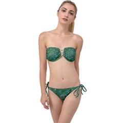 Stars Shining Over The Brightest Star In Lucky Starshine Twist Bandeau Bikini Set by pepitasart