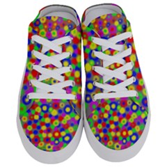 Neon Dots Half Slippers by PurpleDuckyDesigns