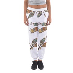 Pattern Dragonfly Background Women s Jogger Sweatpants by Pakrebo