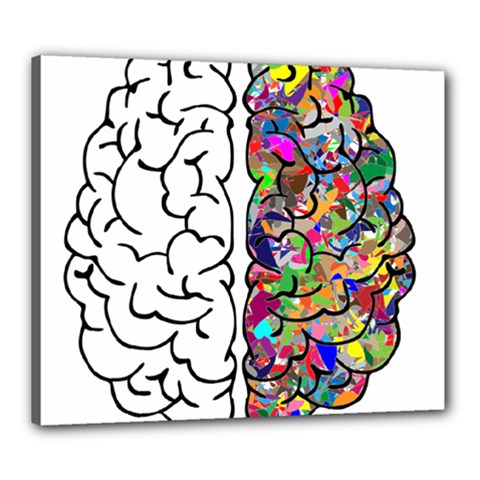 Brain Mind A I Ai Anatomy Canvas 24  X 20  (stretched) by Pakrebo