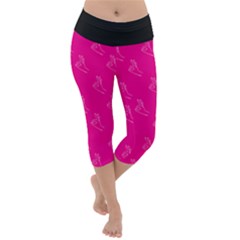 A-ok Perfect Handsign Maga Pro-trump Patriot On Pink Background Lightweight Velour Capri Yoga Leggings by snek