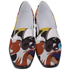 Graffiti Urban Colorful Graffiti City Wall Hip Hop Music Singers Women s Classic Loafer Heels by genx