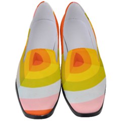 Retro Graffiti Art Nouveau Women s Classic Loafer Heels by genx