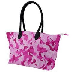 Standard Pink Camouflage Army Military Girl Funny Pattern Canvas Shoulder Bag by snek