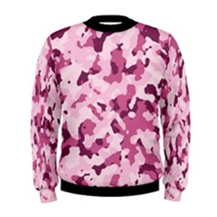 Standard Violet Pink Camouflage Army Military Girl Men s Sweatshirt by snek