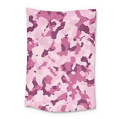 Standard Violet Pink Camouflage Army Military Girl Small Tapestry by snek