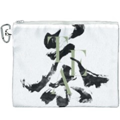 Tea Calligraphy Canvas Cosmetic Bag (xxxl) by EMWdesign