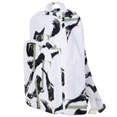 Tea Calligraphy Double Compartment Backpack by EMWdesign