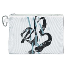 Water Calligraphy  Canvas Cosmetic Bag (xl) by EMWdesign