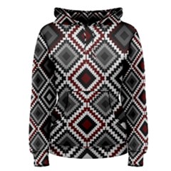 Native American Pattern Women s Pullover Hoodie by Valentinaart