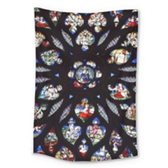 Stained Glass Sainte Chapelle Gothic Large Tapestry by Pakrebo