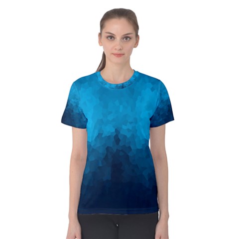 Deep Ocean Women s Cotton Tee by LoolyElzayat