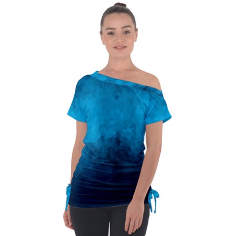 Deep Ocean Tie-up Tee by LoolyElzayat