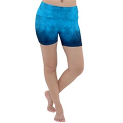 Deep Ocean Lightweight Velour Yoga Shorts by LoolyElzayat