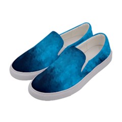 Deep Ocean Women s Canvas Slip Ons by LoolyElzayat