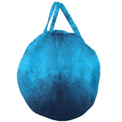 Deep Ocean Giant Round Zipper Tote by LoolyElzayat