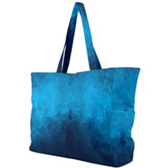 Deep Ocean Simple Shoulder Bag by LoolyElzayat